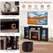 Fireplace Entertainment Center Stand with 16-Color LED Lights for TVs